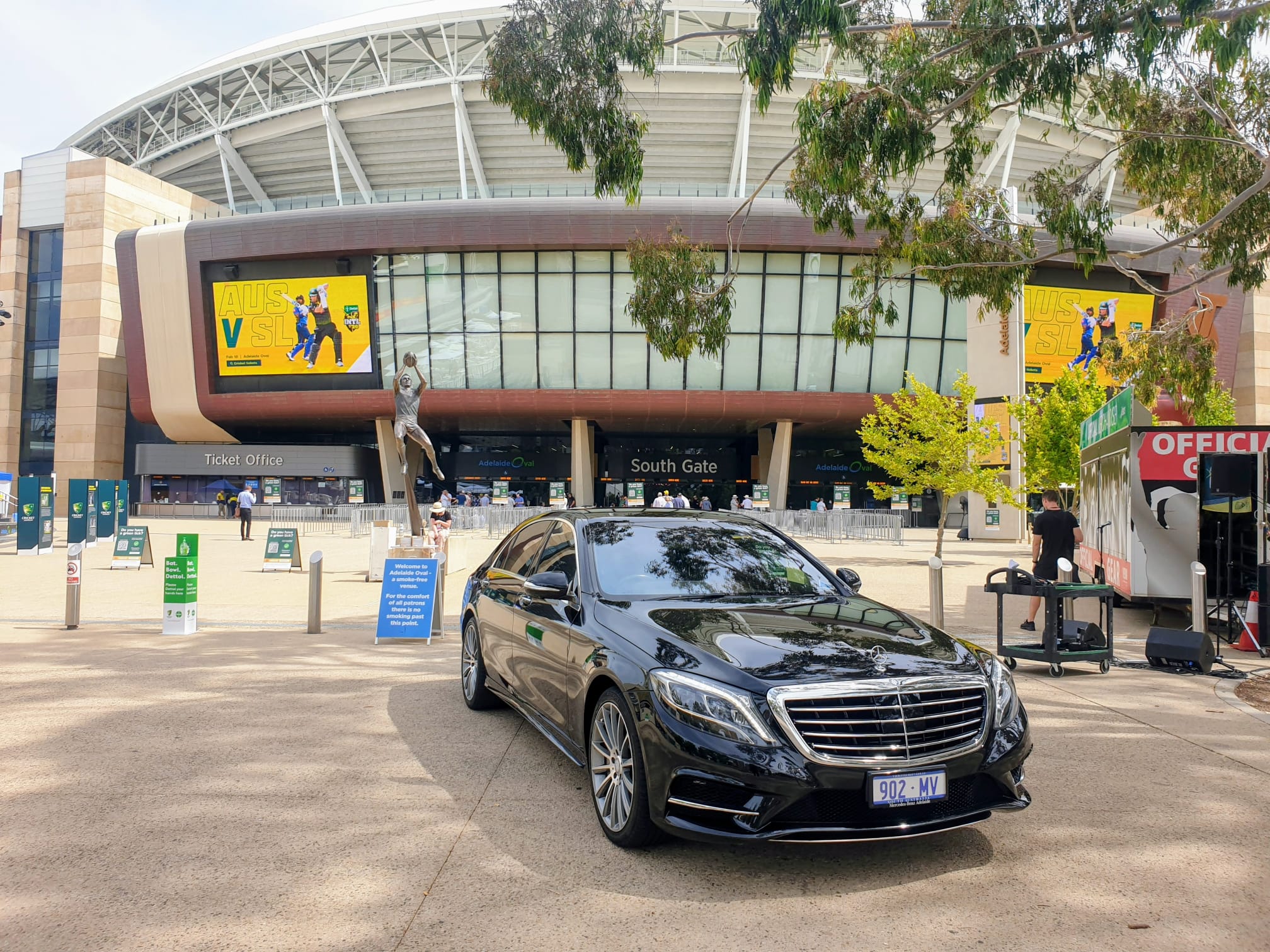 MB S Class at Adelaide Oval