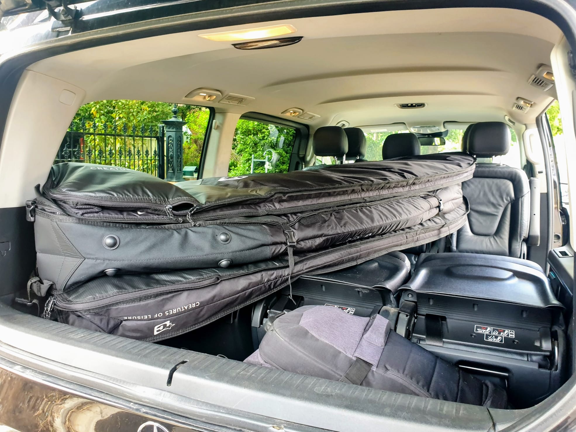 Even surfboards get the Adelaide Chauffeur Company treatment